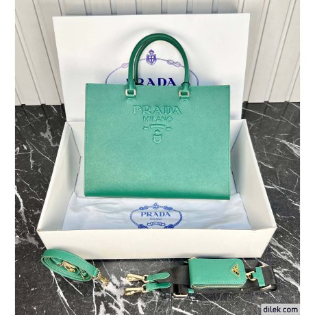 Prada Large Saffiano Leather Handbag
