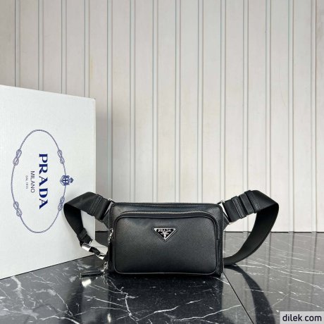 Prada Saffiano Leather Belt Bag