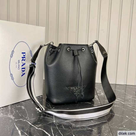 Prada Leather Bucket Bag