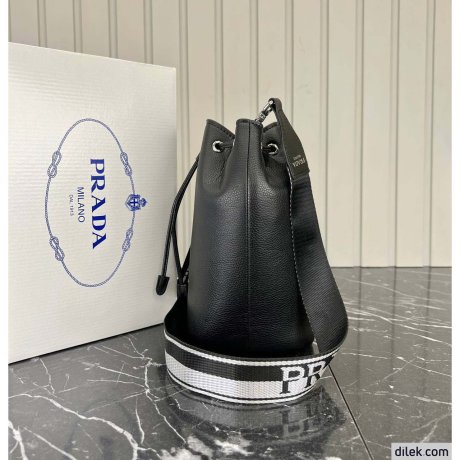 Prada Leather Bucket Bag