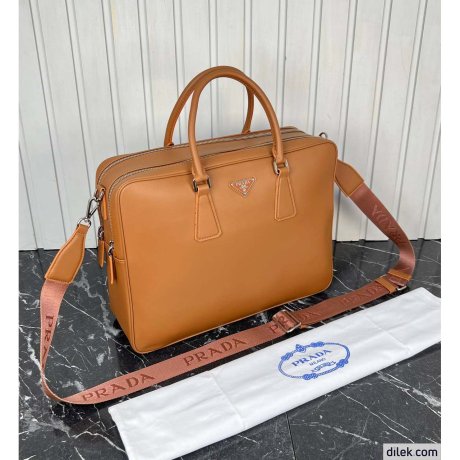 Prada Leather Work Bag