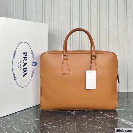 Prada Leather Work Bag