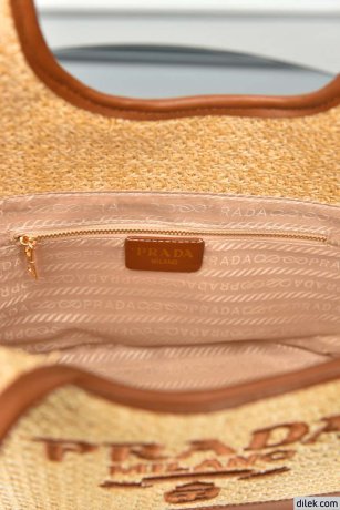 Prada Linen Tote Bag