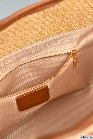 Prada Linen Tote Bag