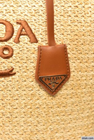 Prada Linen Tote Bag