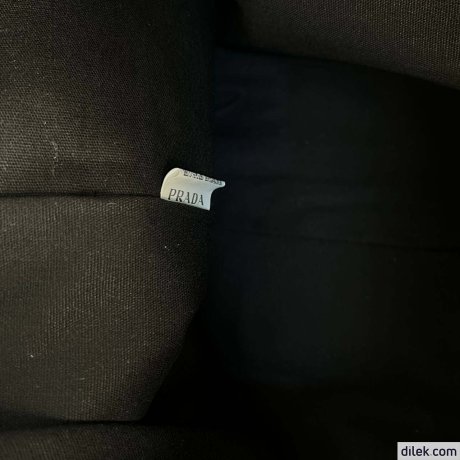 Prada Medium Linen Blend Tote Bag