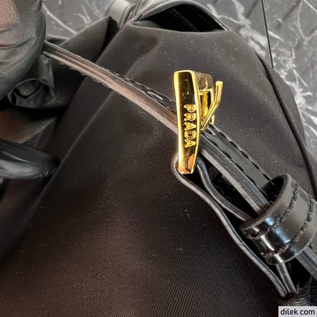 Prada Medium Re-Nylon And Brushed Leather Backpack