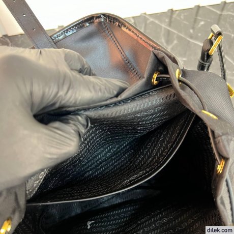 Prada Medium Re-Nylon And Brushed Leather Backpack