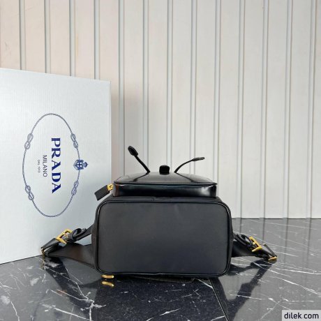 Prada Medium Re-Nylon And Brushed Leather Backpack