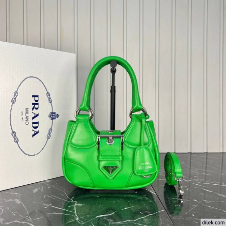 Prada Moon Re-Nylon and Leather Bag