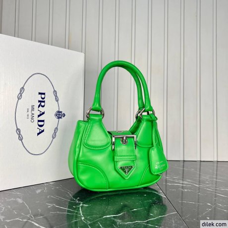 Prada Moon Re-Nylon and Leather Bag