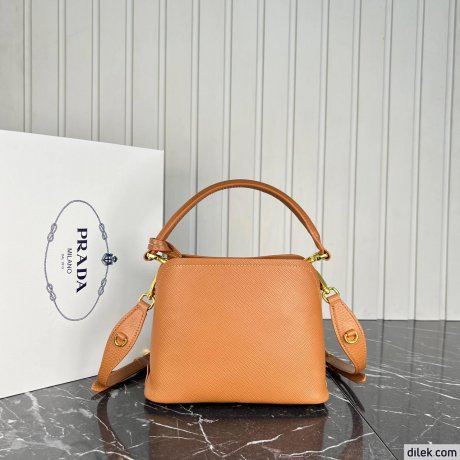 Prada Panier Medium Saffiano Leather Bag