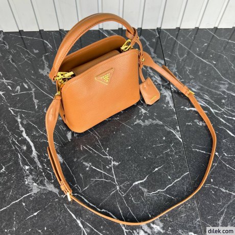 Prada Panier Medium Saffiano Leather Bag