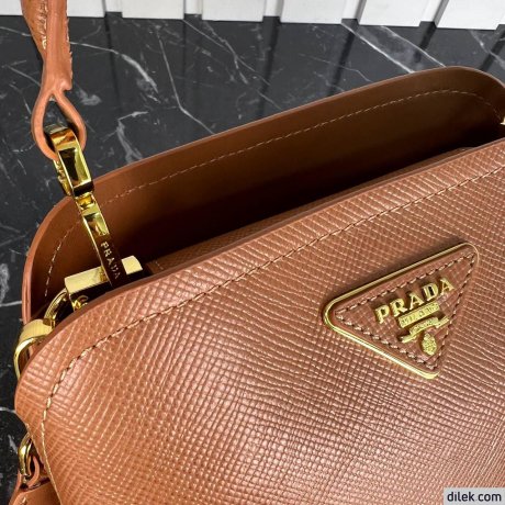 Prada Panier Medium Saffiano Leather Bag