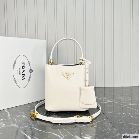 Prada Panier Small Saffiano Leather Bag