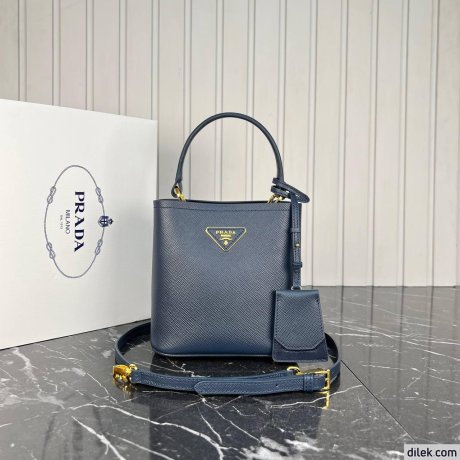 Prada Panier Small Saffiano Leather Bag