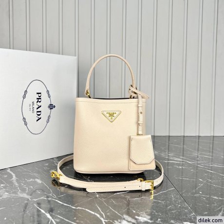 Prada Panier Small Saffiano Leather Bag