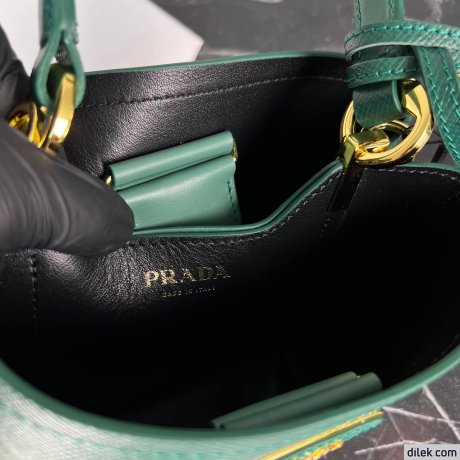 Prada Panier Small Saffiano Leather Bag