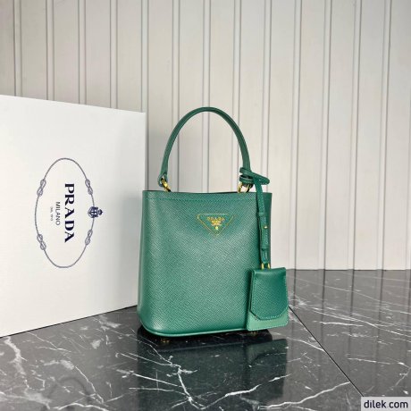 Prada Panier Small Saffiano Leather Bag