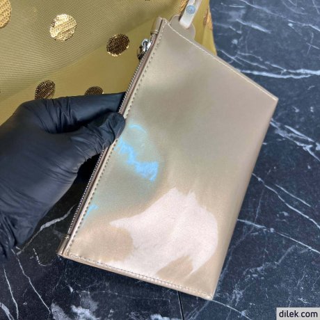 Prada Polka-dot Mesh Tote Bag