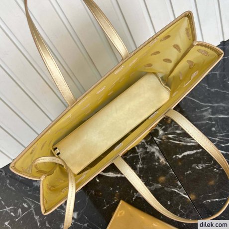 Prada Polka-dot Mesh Tote Bag