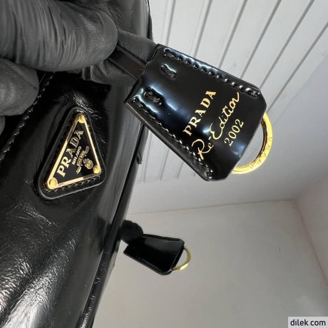 Prada Re-Edition 2002 Medium Leather Shoulder Bag