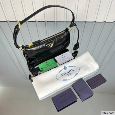 Prada Re-Edition 2002 Medium Leather Shoulder Bag