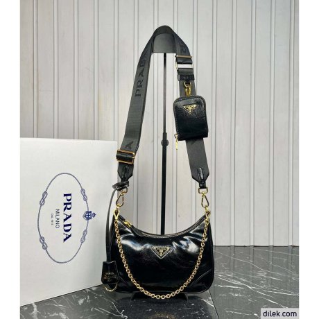 Prada Re-Edition 2005 Naplak Patent Leather Bag
