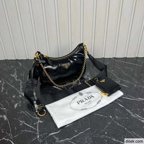 Prada Re-Edition 2005 Naplak Patent Leather Bag