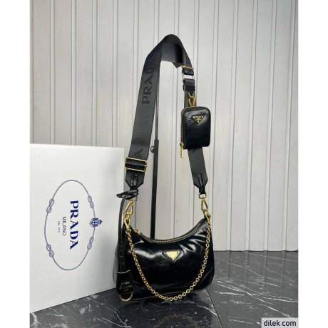 Prada Re-Edition 2005 Naplak Patent Leather Bag