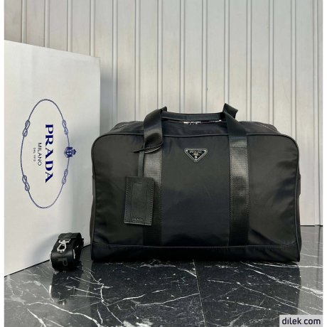 Prada Re-Nylon And Saffiano Leather Duffle Bag
