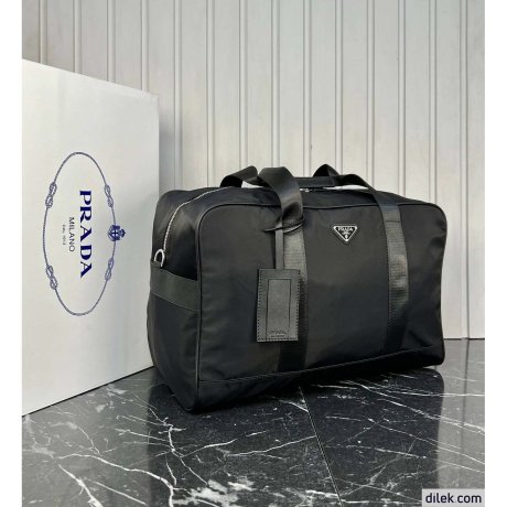 Prada Re-Nylon And Saffiano Leather Duffle Bag