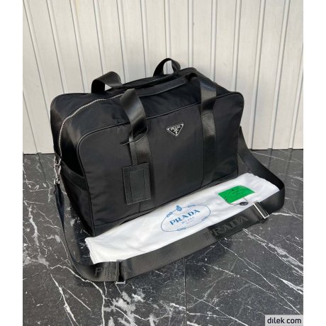 Prada Re-Nylon And Saffiano Leather Duffle Bag