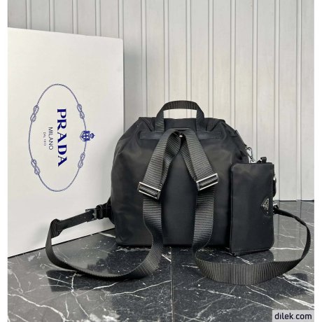 Prada Re-Nylon Medium Backpack With Pouch