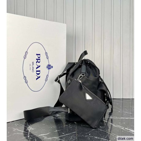 Prada Re-Nylon Medium Backpack With Pouch