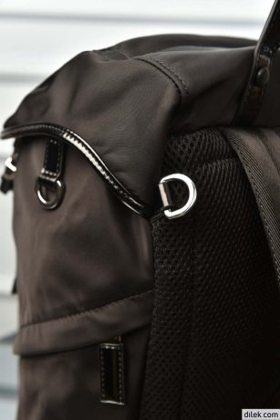 Prada Re-Nylon And Brushed Leather Backpack