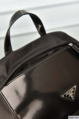 Prada Re-Nylon And Brushed Leather Backpack