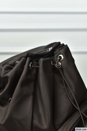 Prada Re-Nylon And Brushed Leather Backpack