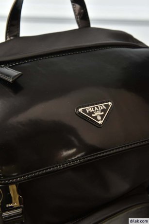 Prada Re-Nylon And Brushed Leather Backpack