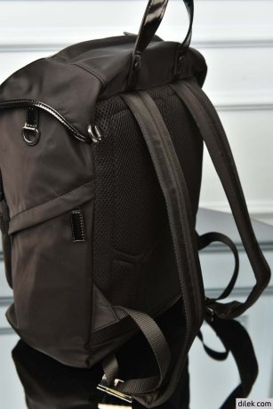 Prada Re-Nylon And Brushed Leather Backpack