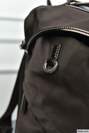 Prada Re-Nylon And Brushed Leather Backpack