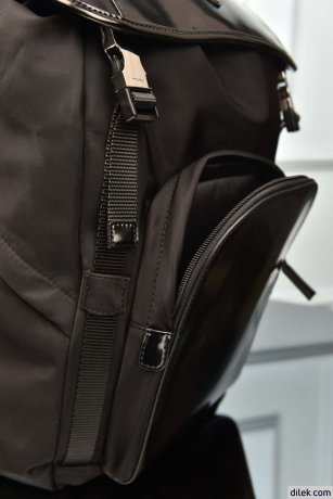 Prada Re-Nylon And Brushed Leather Backpack