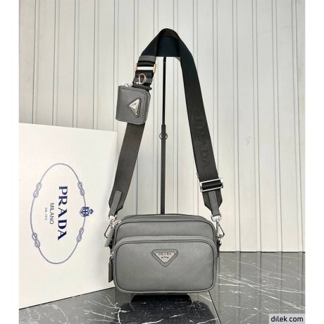 Prada Saffiano Leather Shoulder Bag
