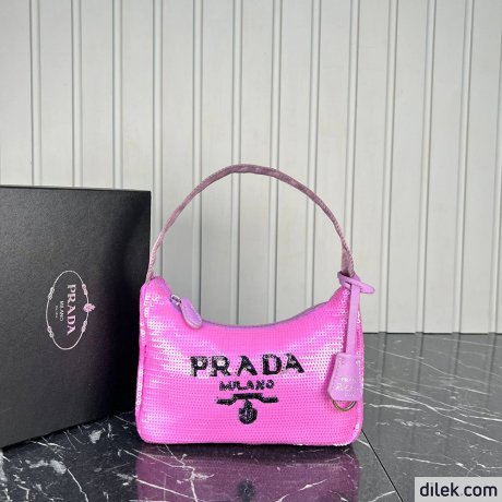 Prada Satin Mini-Bag With Crystals