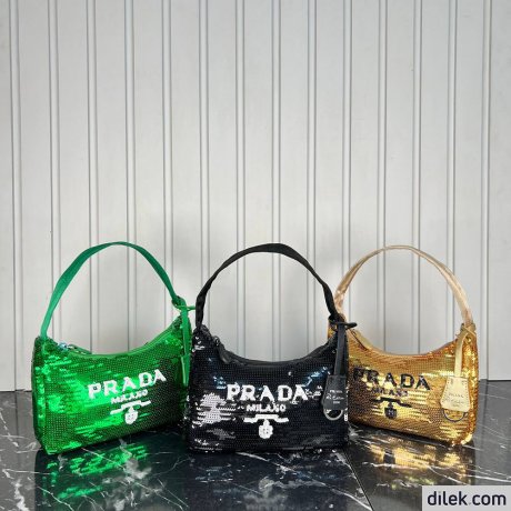 Prada Satin Mini-Bag With Crystals