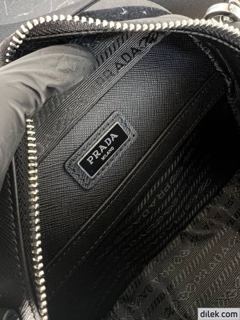 Prada Small Brique Leather Bag