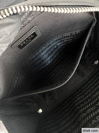 Prada Small Brique Leather Bag