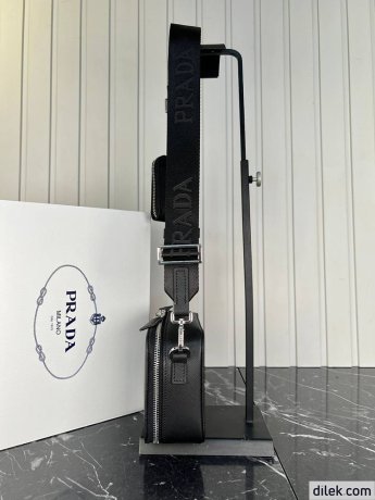 Prada Small Brique Leather Bag