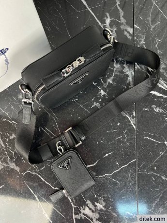 Prada Small Brique Leather Bag