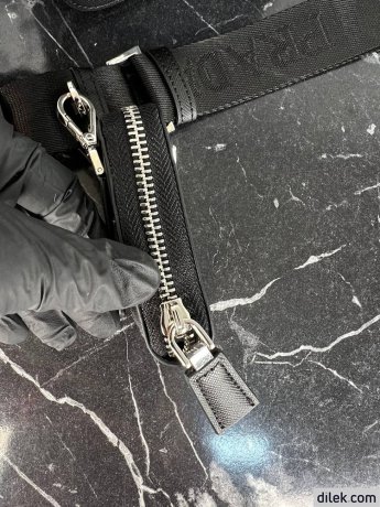 Prada Small Brique Leather Bag
